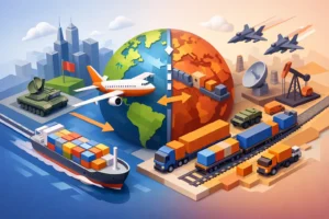 Impactos geopolíticos na cadeia logística